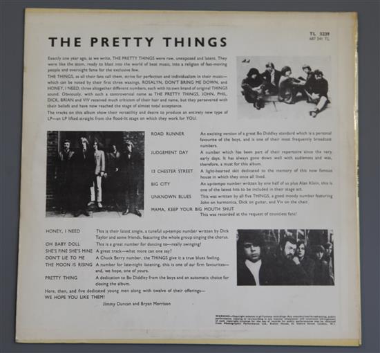 The Pretty Things: Debut LP, Tl 5239, EX- EX